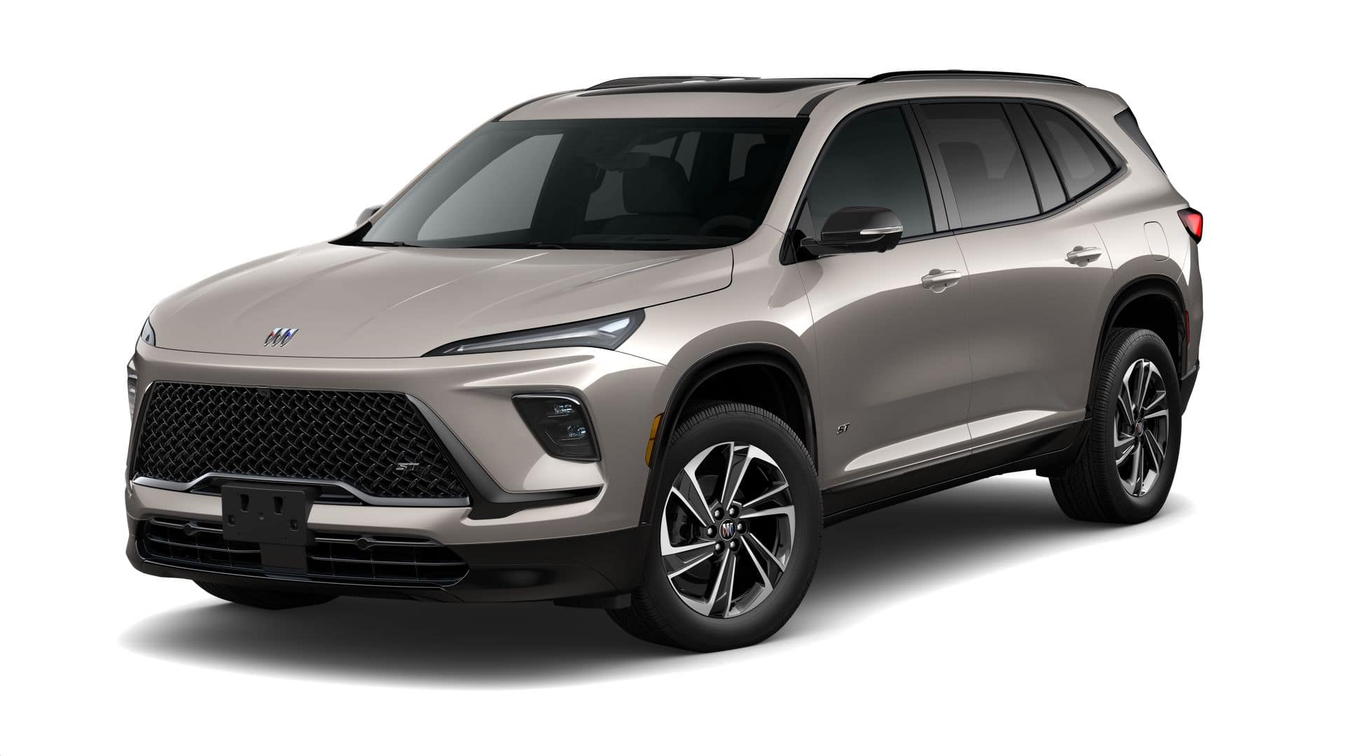 2026 Buick Enclave Sport Touring in Stone Metallic — front three-quarter view
