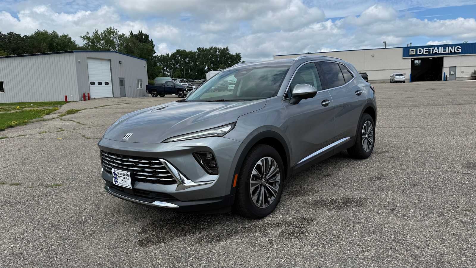 2026 Buick Envision Preferred in Moonstone Gray Metallic — front three-quarter view