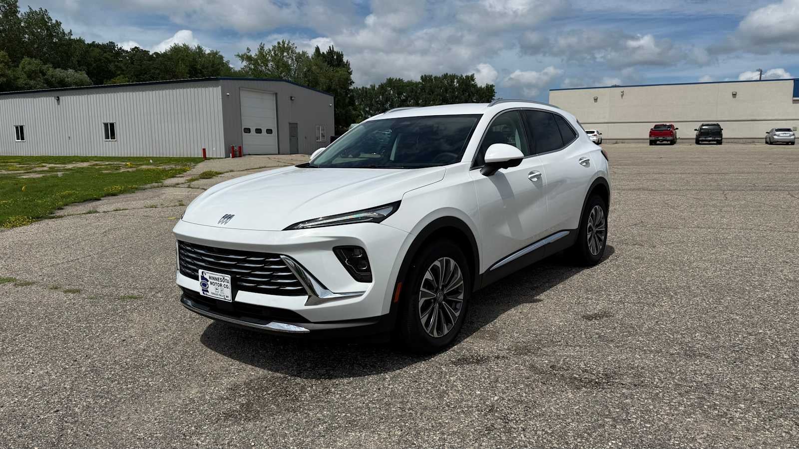 2026 Buick Envision Preferred in Summit White — front three-quarter view